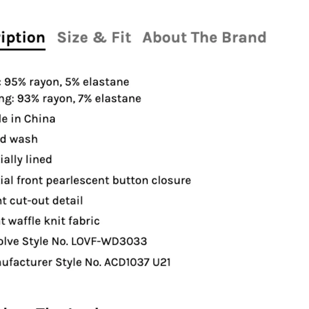 Lovers + Friends Tara Mini Dress | Cream Cutout Button Size S Sold Out - Picture 3 of 3